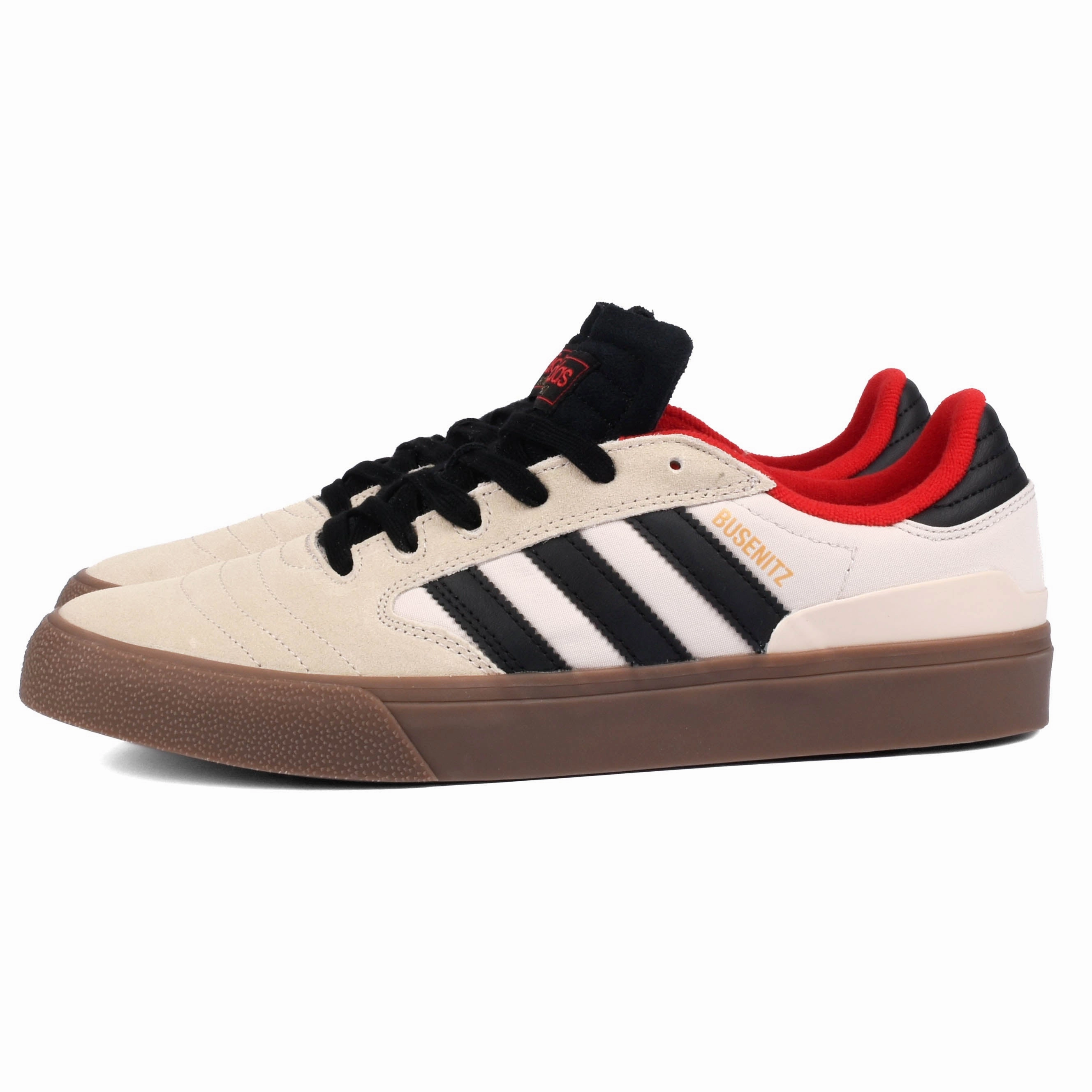 Cushioned Ankle Collar adjustable - straps - adjustability shoes Adidas - Busenitz Vulc II (CBrown/CBlack/Gum)