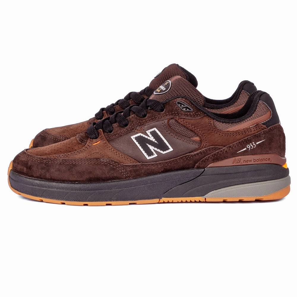 stability - feature shoes New Balance - Reynolds 933 BAR (Brown/Black)
