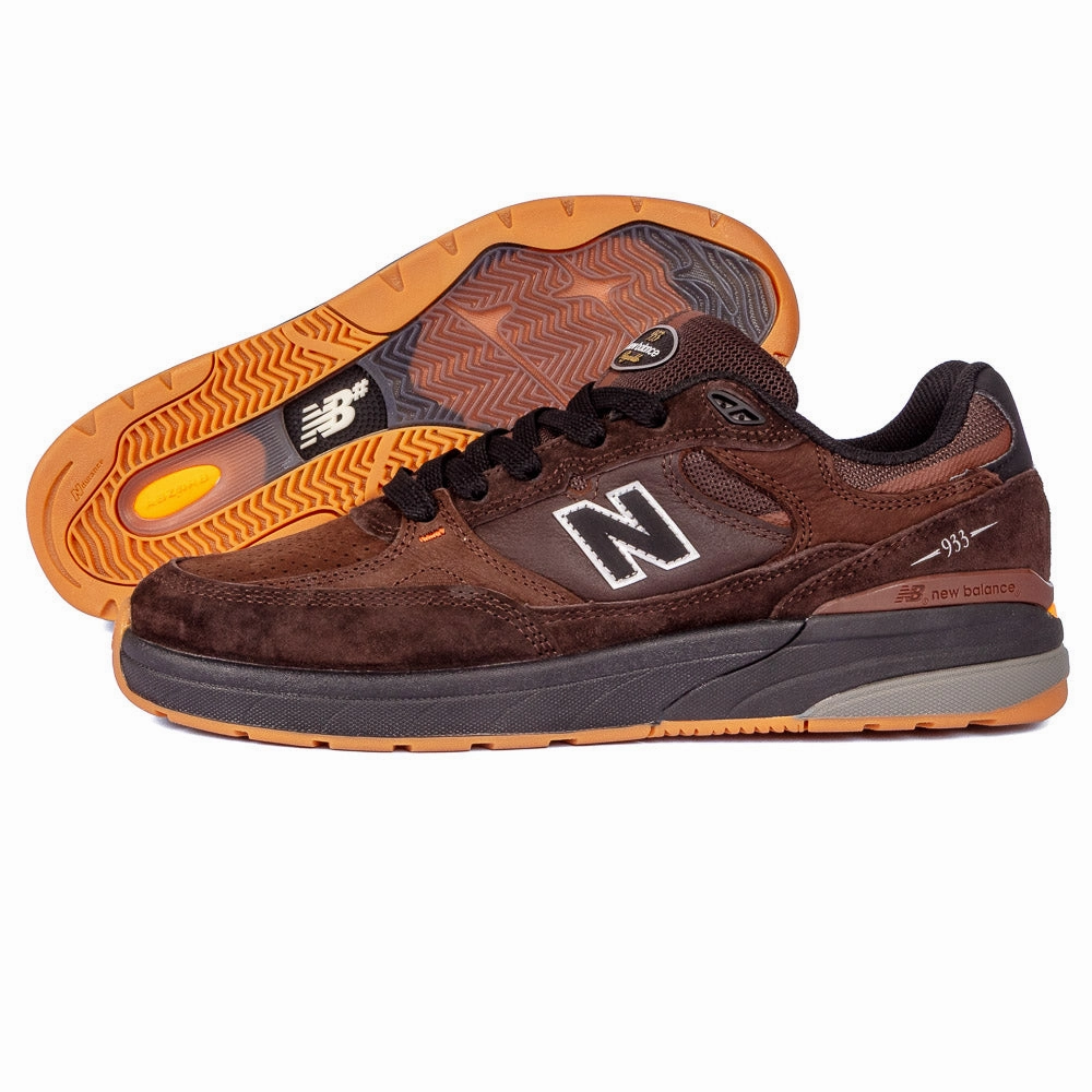 New Balance - Reynolds 933 BAR (Brown/Black) Good flexibility