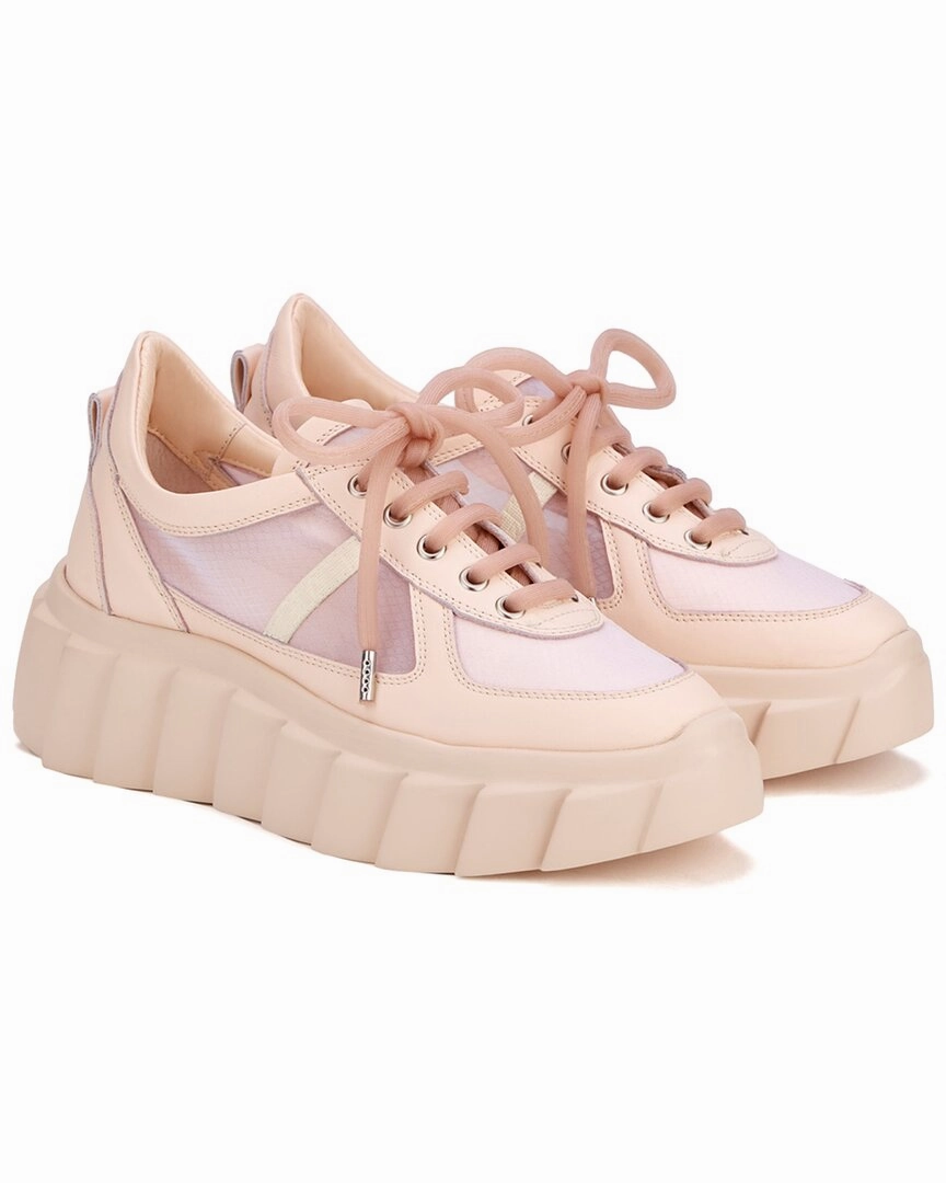 AGL Blondie Grid Leather Sneaker Adaptive Comfort