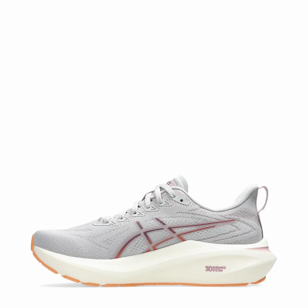 Asics Women's GT-2000 13 Sneakers in Concrete/Watershed Rose Easy Comfort Feather Soft