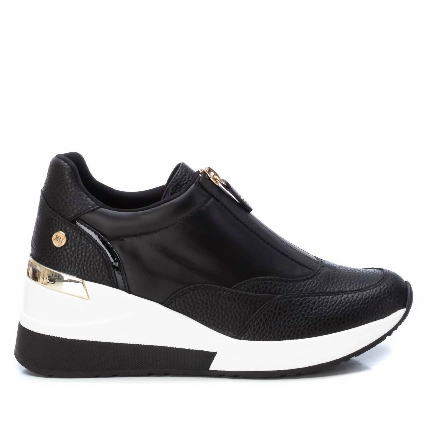 Women's Wedge Sneakers In Black Speed Training Gym workout