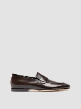 Trendy Walk Classic Fit AIRTO 001 - Dark Brown Leather Penny Loafers