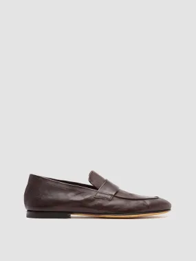 Cool Vibe Smart Fit AIRTO 001 - Dark Brown Leather Penny Loafers