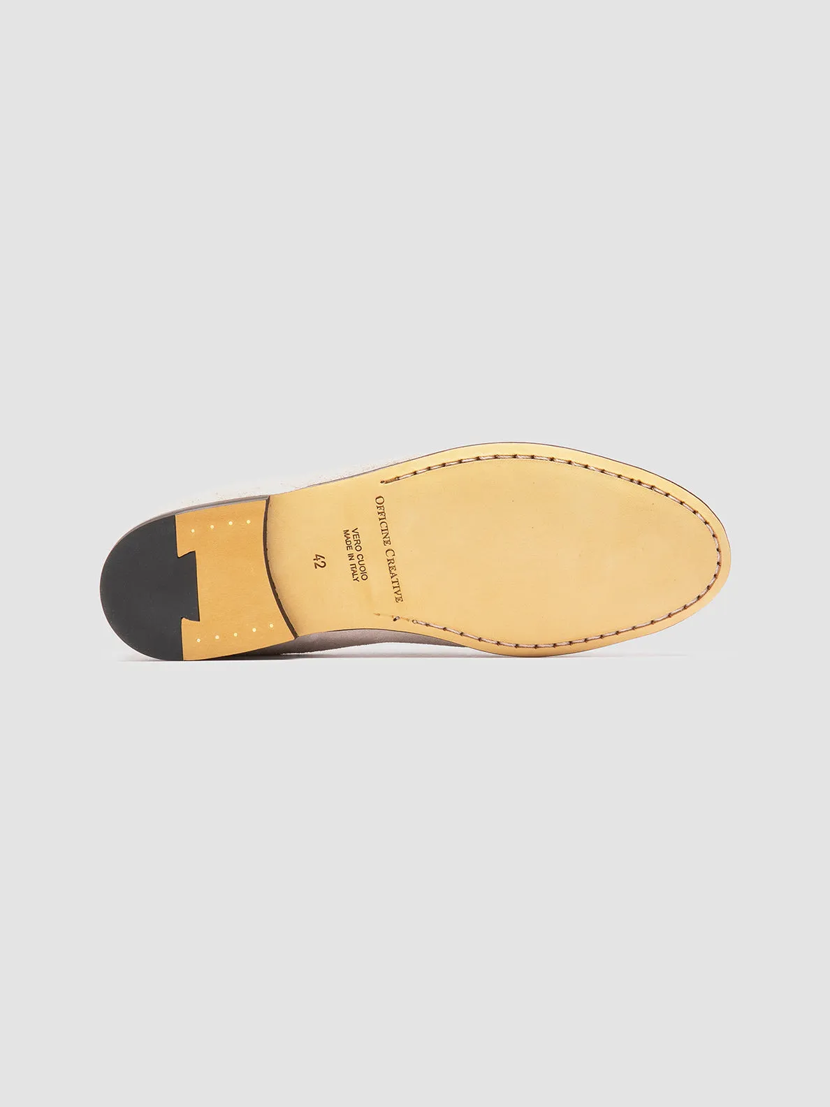 AIRTO 001 - Ivory Suede Loafers Free Lane Style Driven