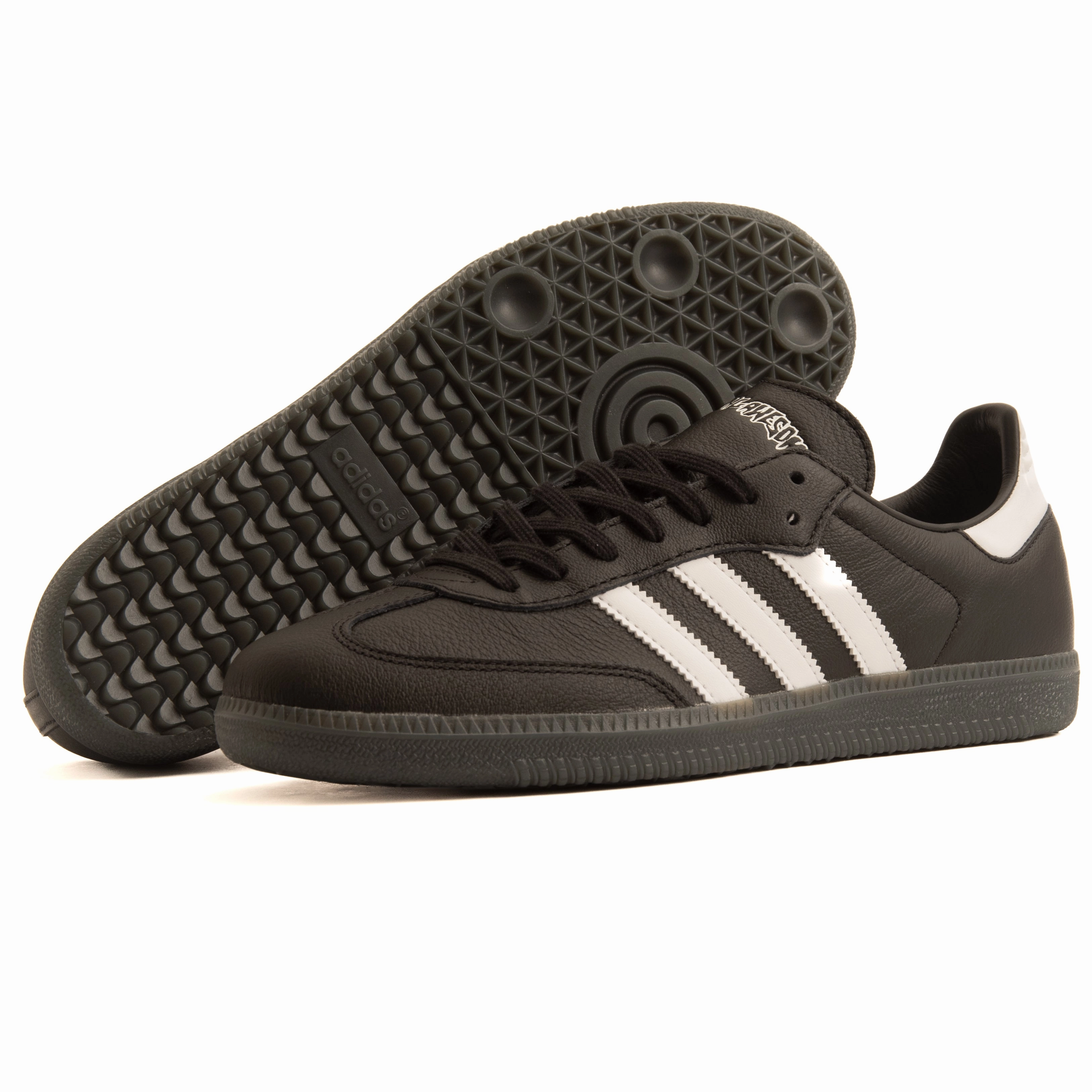 Impact Absorption System Break - in - free Adidas - FA Samba (Black/White/Gold)
