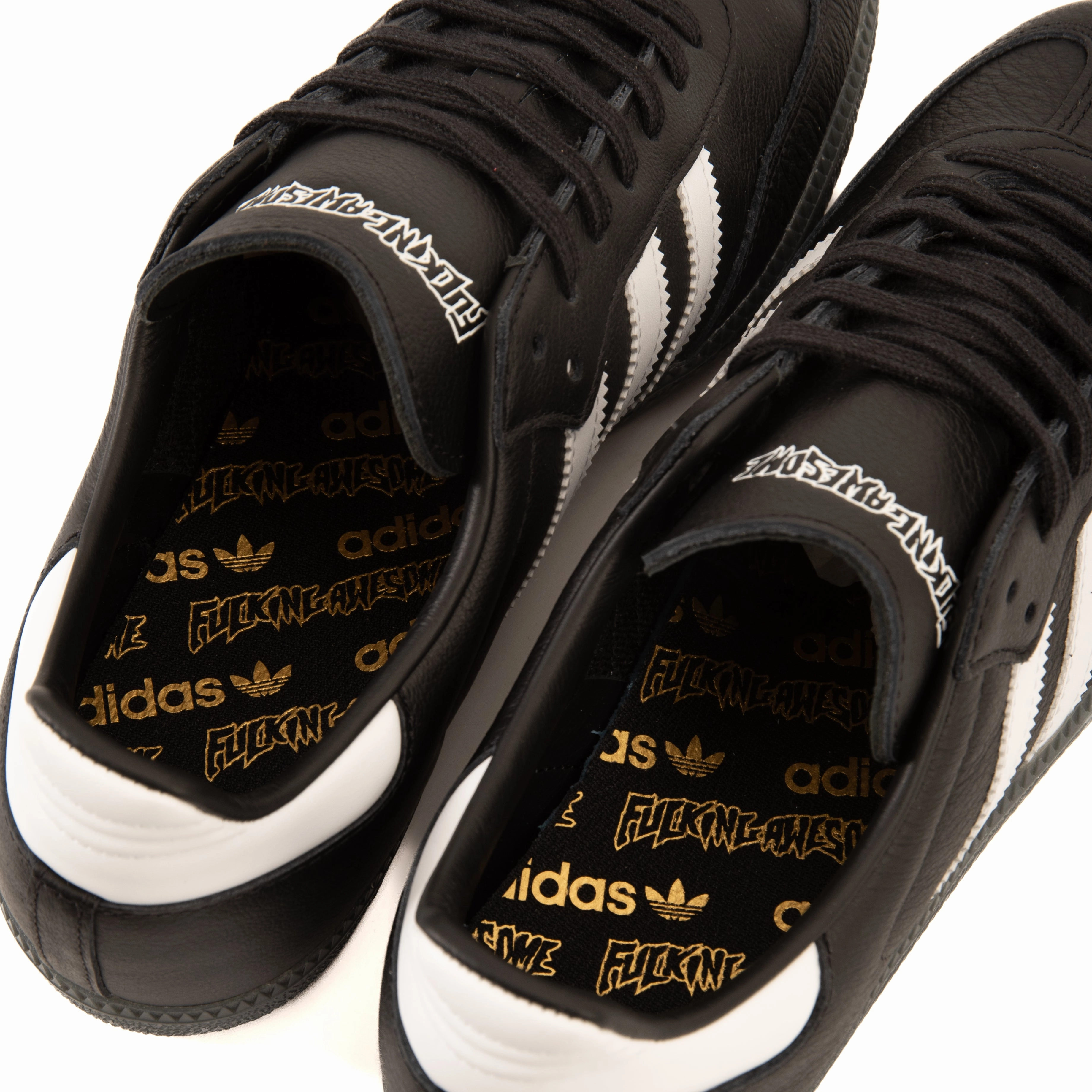Dynamic Heel Stabilizer Adidas - FA Samba (Black/White/Gold)