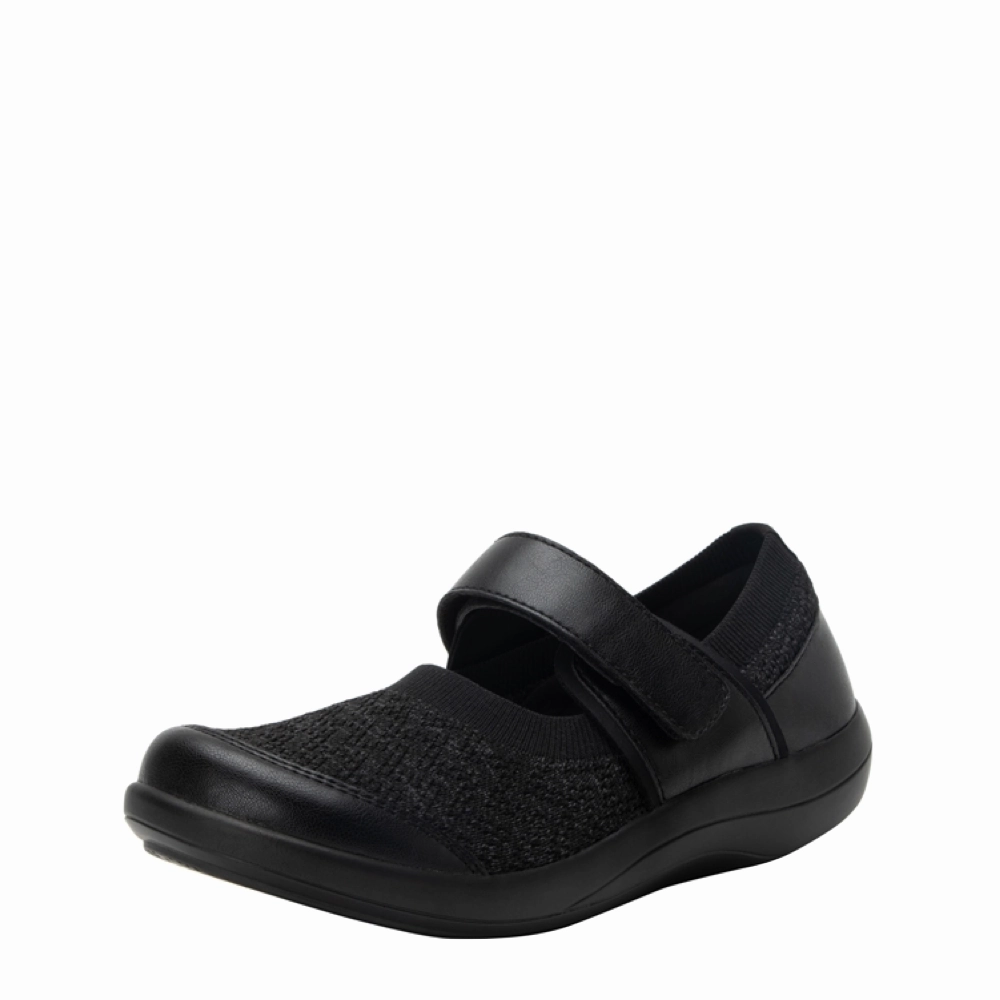 Clear Run Alegria Women's Dinamo Mary Jane in Black Multi