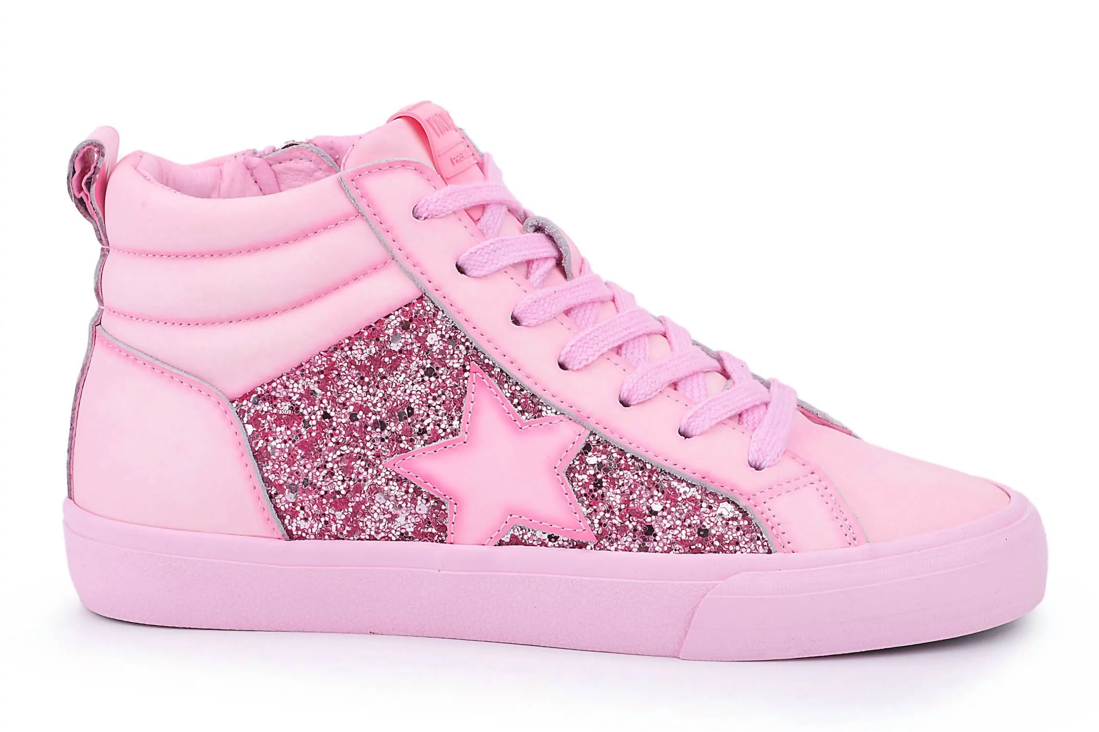 Impact Diffusing Structure Training Alexis High Top Sneakers In Hot Pink