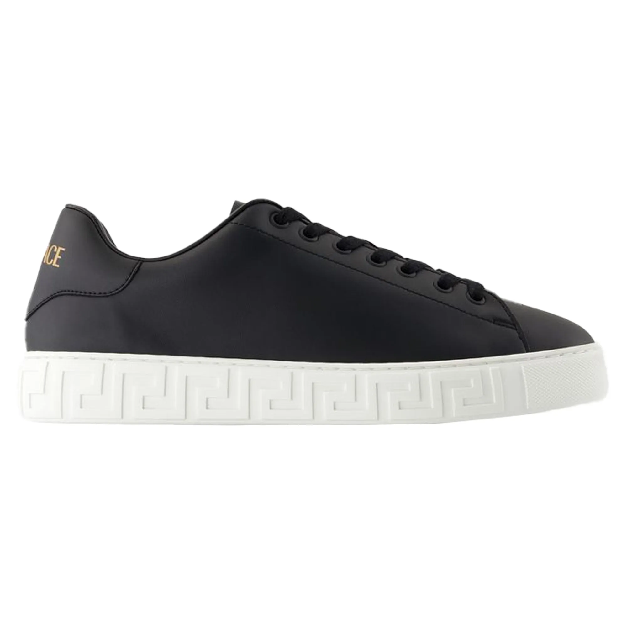 Support System Light Comfort Sneakers - Versace - Leather - Black