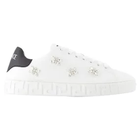 Temperature Regulating La Greca Sneakers - Versace - Canvas - White