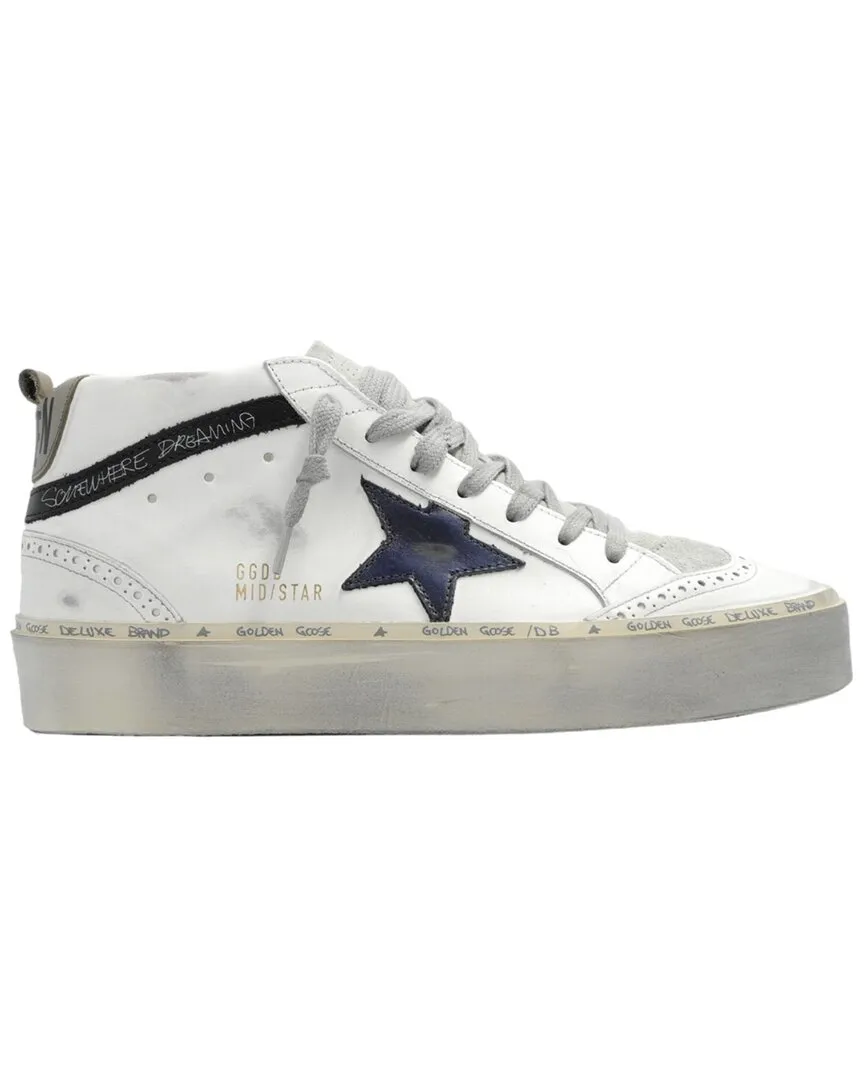 Breathable Breath Friendly Golden Goose Hi Mid Star Leather Sneaker