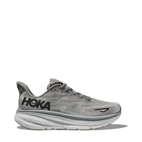 Hoka Men's Clifton 9 Sneaker in Harbor Mist/Black Detachable Insole