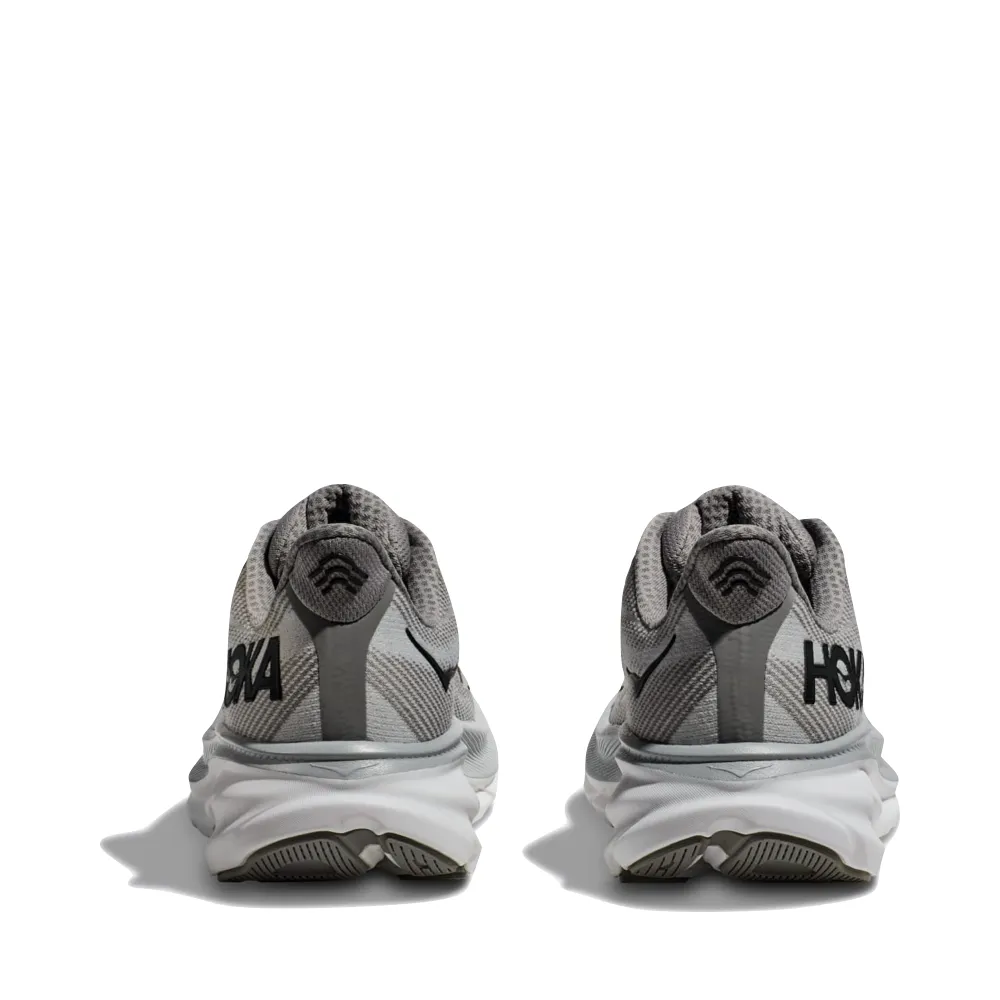 Hoka Men's Clifton 9 Sneaker in Harbor Mist/Black Pet Jog Classic Trend