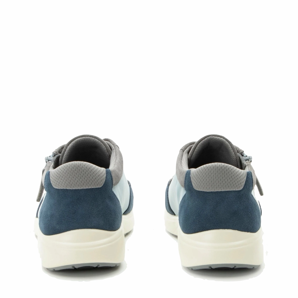 Alegria Women's Eazeer Sneaker in Tempest Blue Subtle colors
