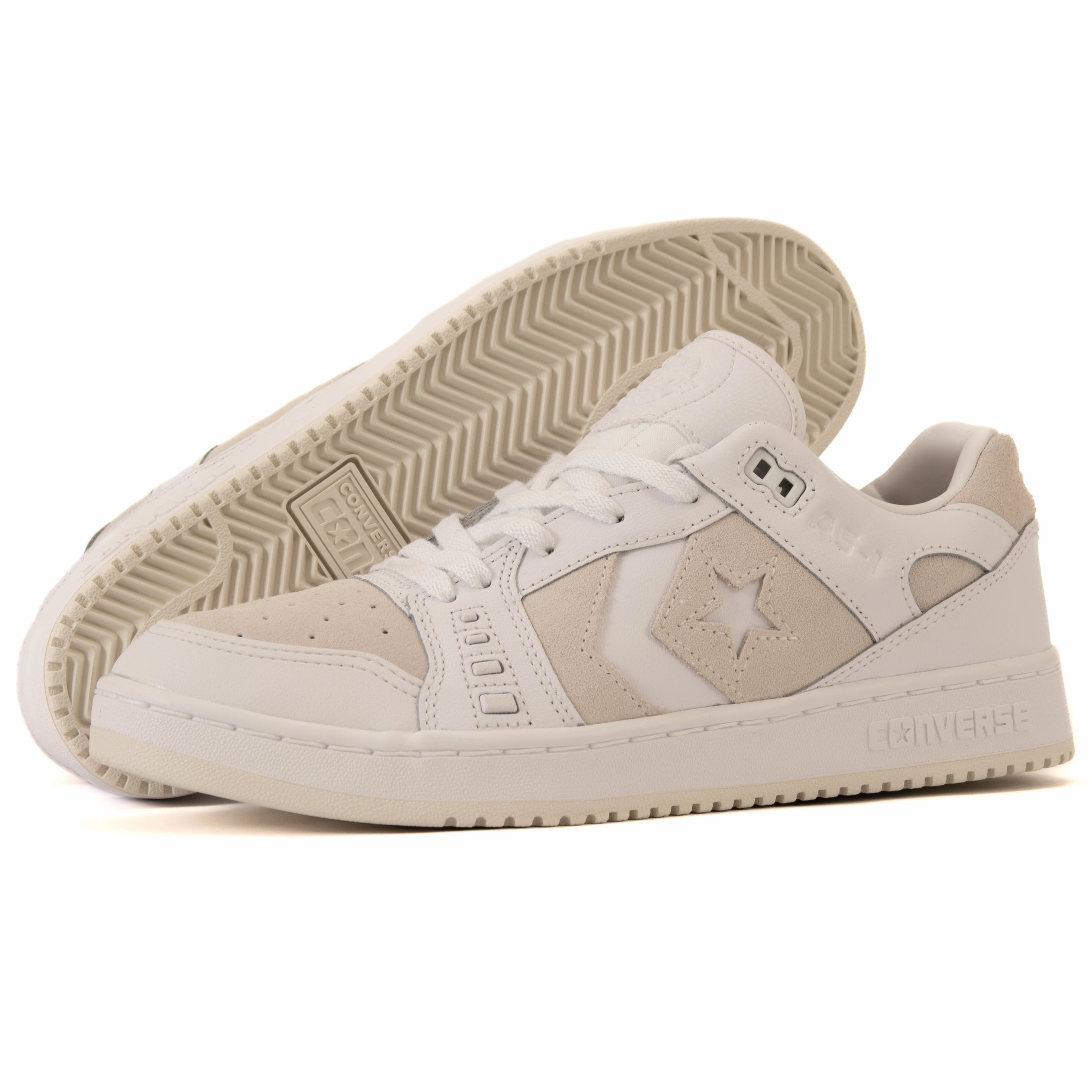 button - trimmed - design shoes nylon running wear CONS - AS-1 Alexis Sablone Pro Ox (White/Vaporous Gray/White)