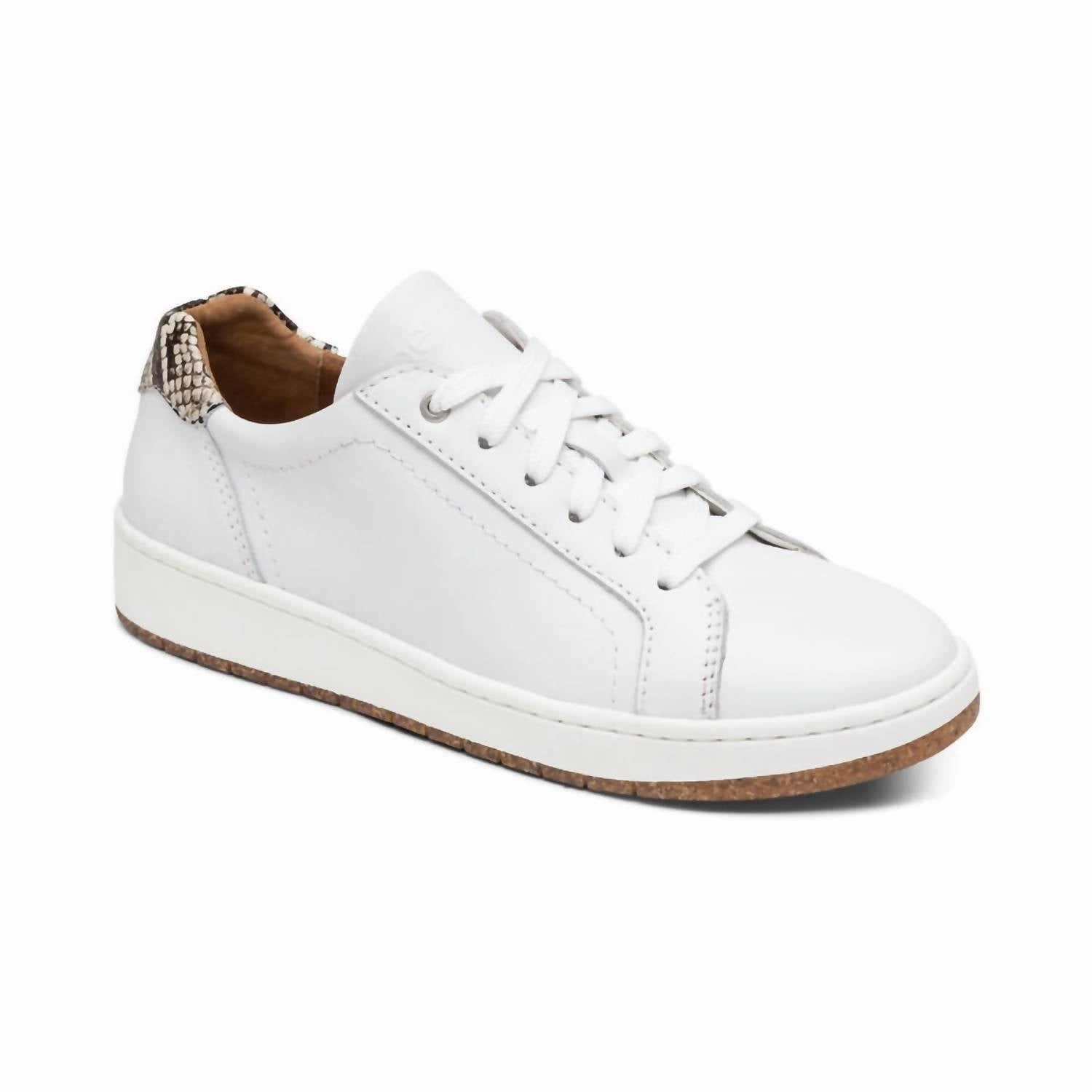 Women's Blake Comfort Sneaker In White Anatomical Contour Footbed