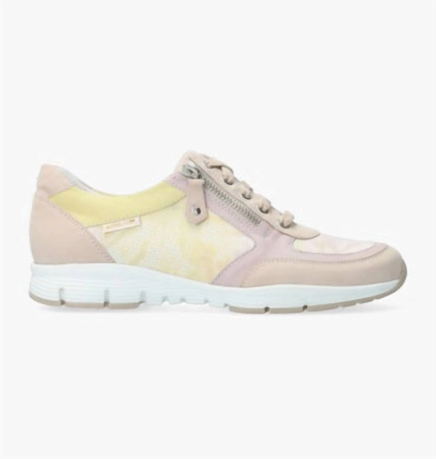 Women's Ylona Zipper Sneaker In Spring Time Padded cushioning Flattering performance