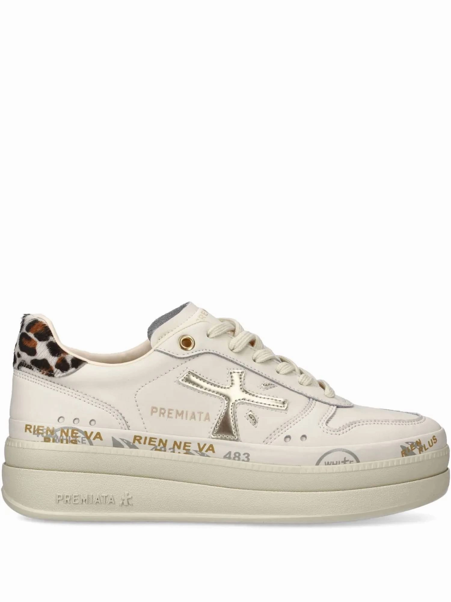Women's Micol D Var 7441 Sneakers In Multi Smooth Step Reflective details