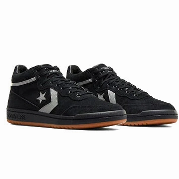 CONS - Fastbreak Pro Mid (Black/Grey Area/Gum) advanced - level running shoes running on beaches