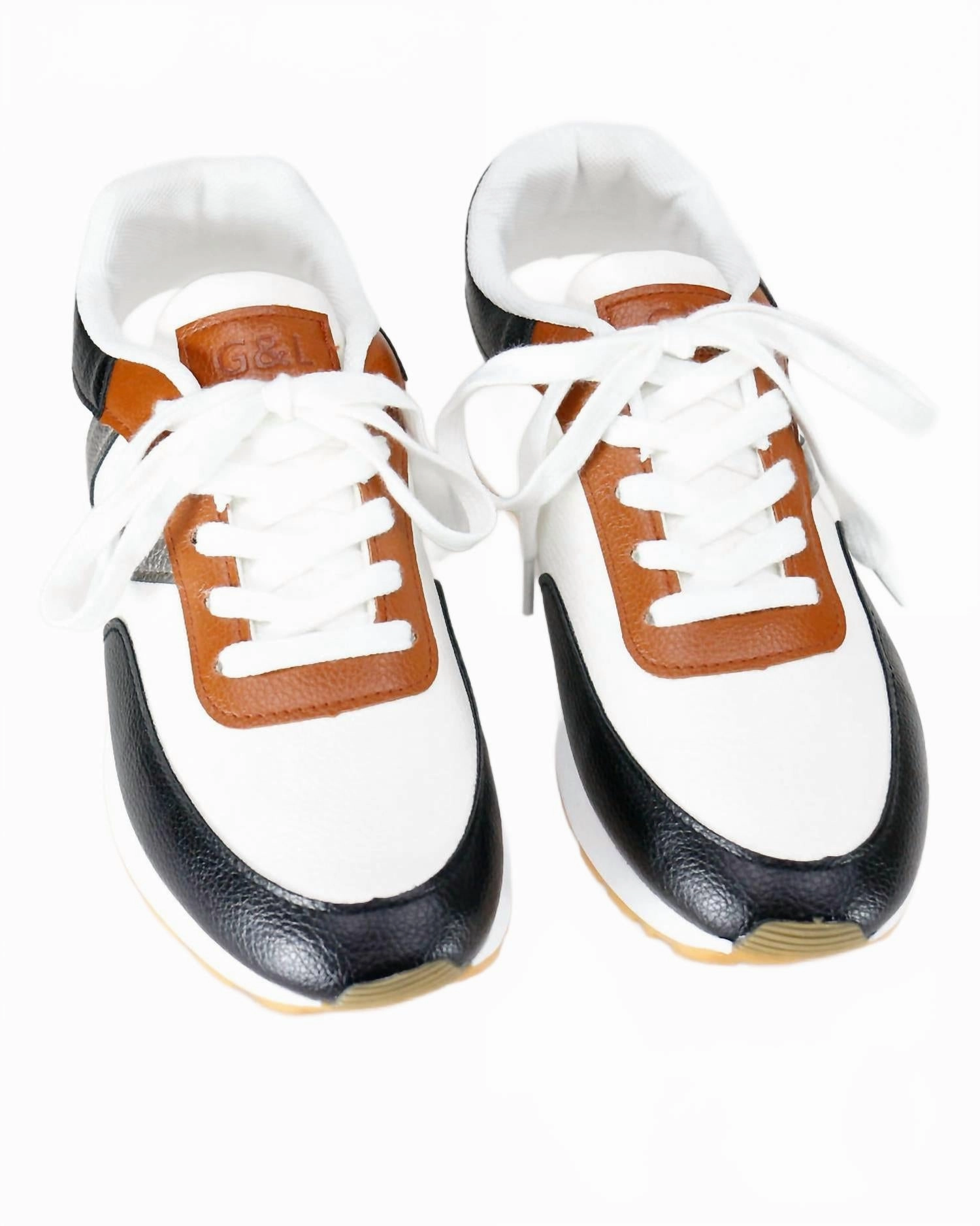 Slip Resistant Outsole Mesh Upper Women's Street Sneaker In Black/white