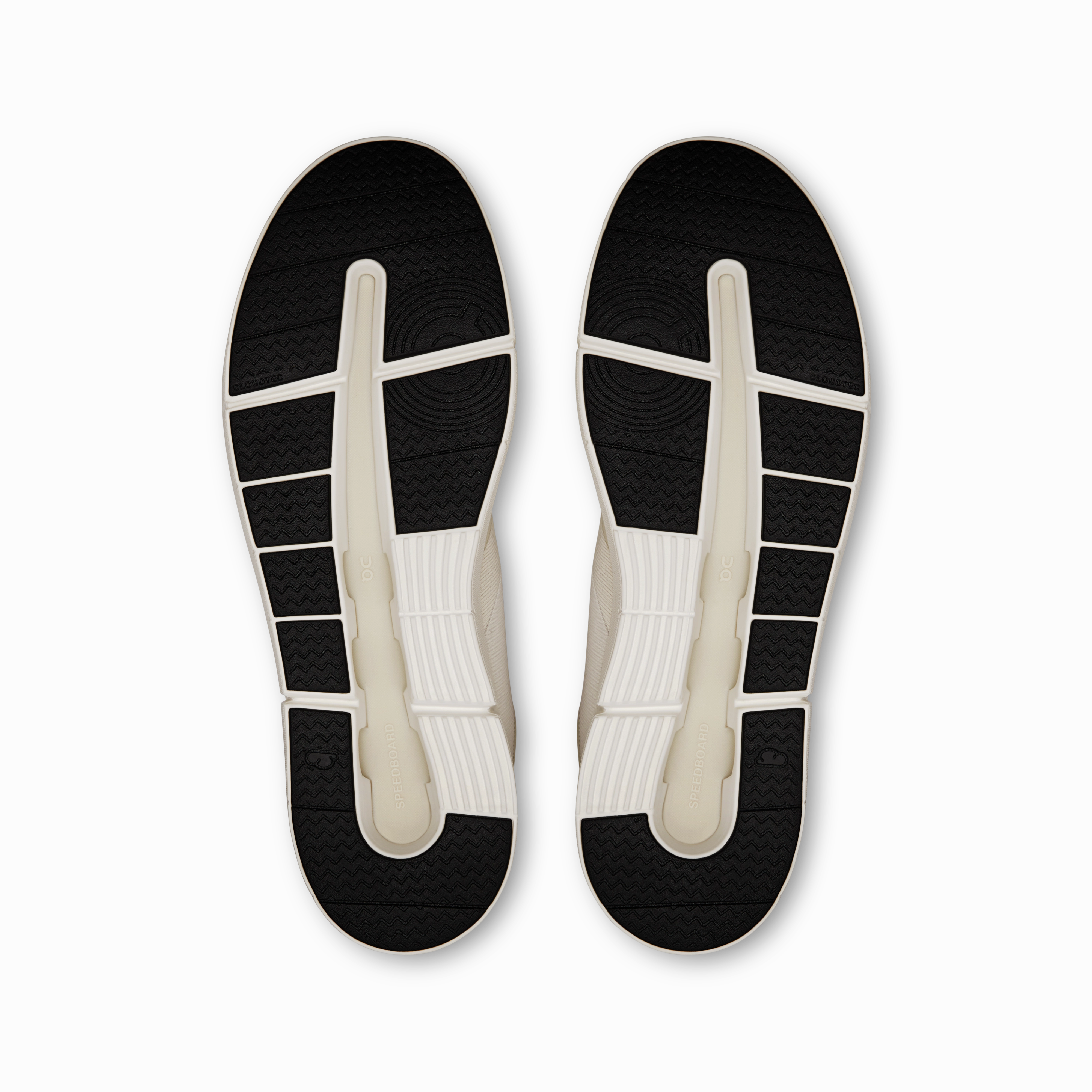 On Running Men's The Roger Spin Shoes - Sand / Ivory Torsion System Gait Optimized Sole