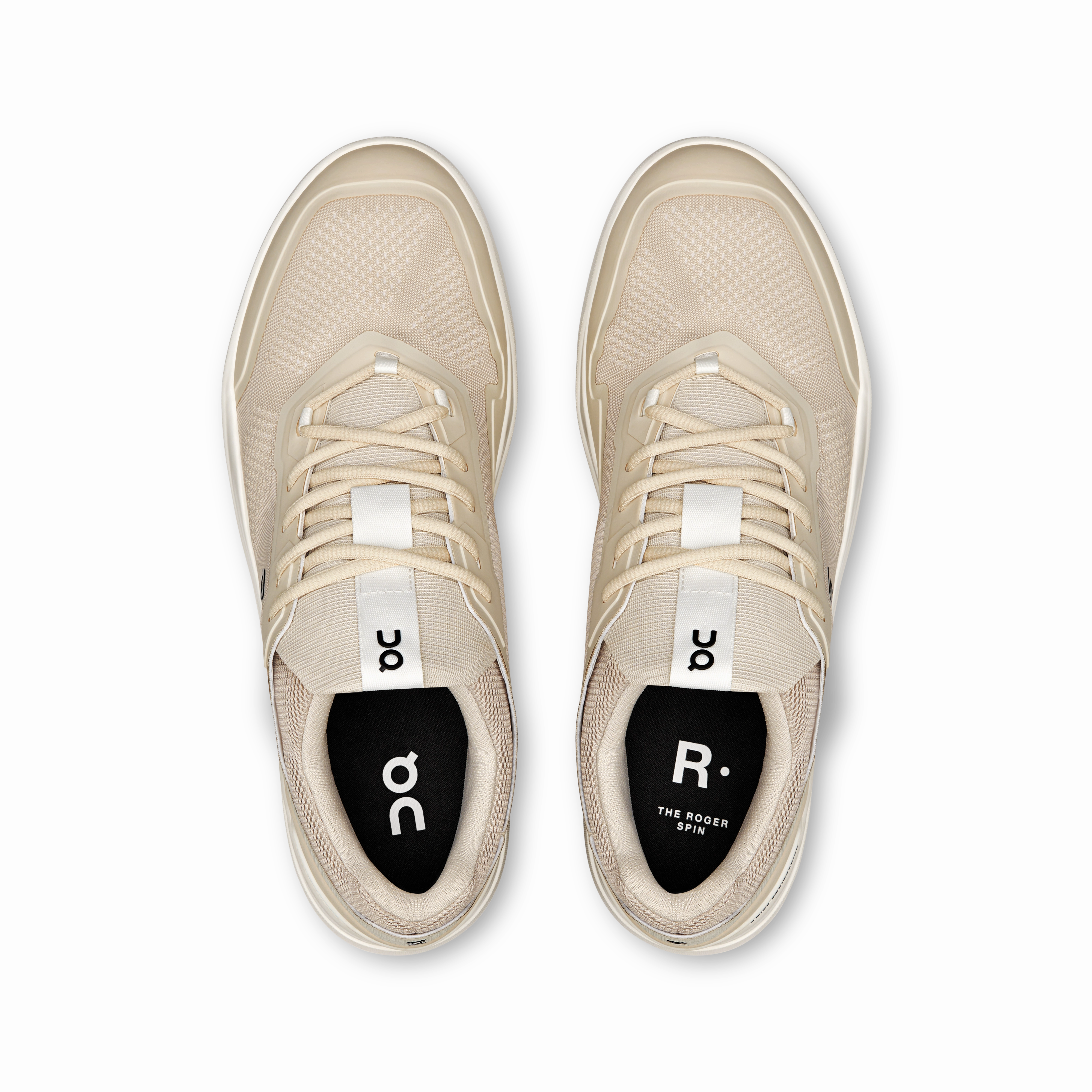 Award - winning Comfortable ankle On Running Men's The Roger Spin Shoes - Sand / Ivory