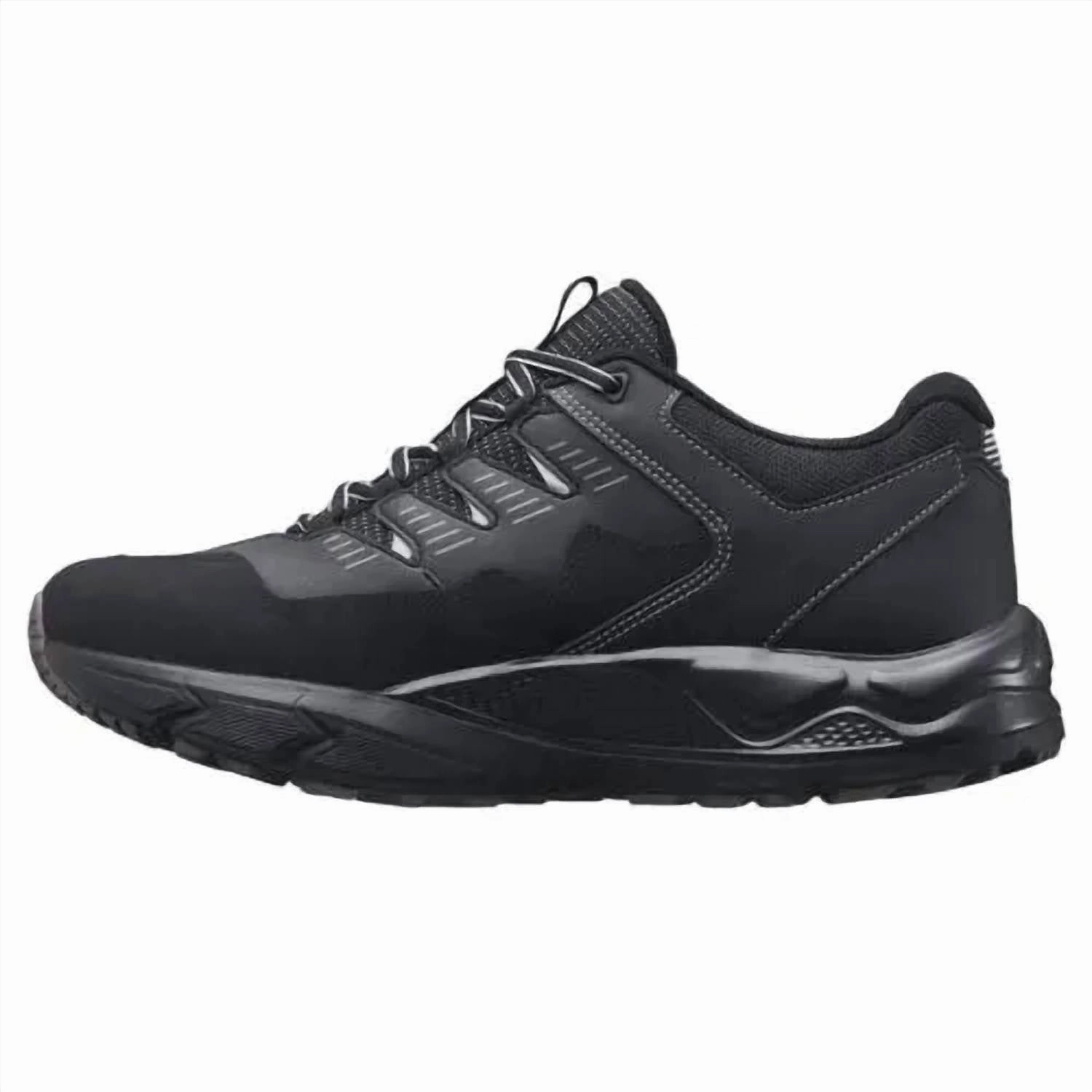 Fast Steps Thermoregulating Foam Men's Cadore Stx Water Resistant Active Trainer Shoes In Black