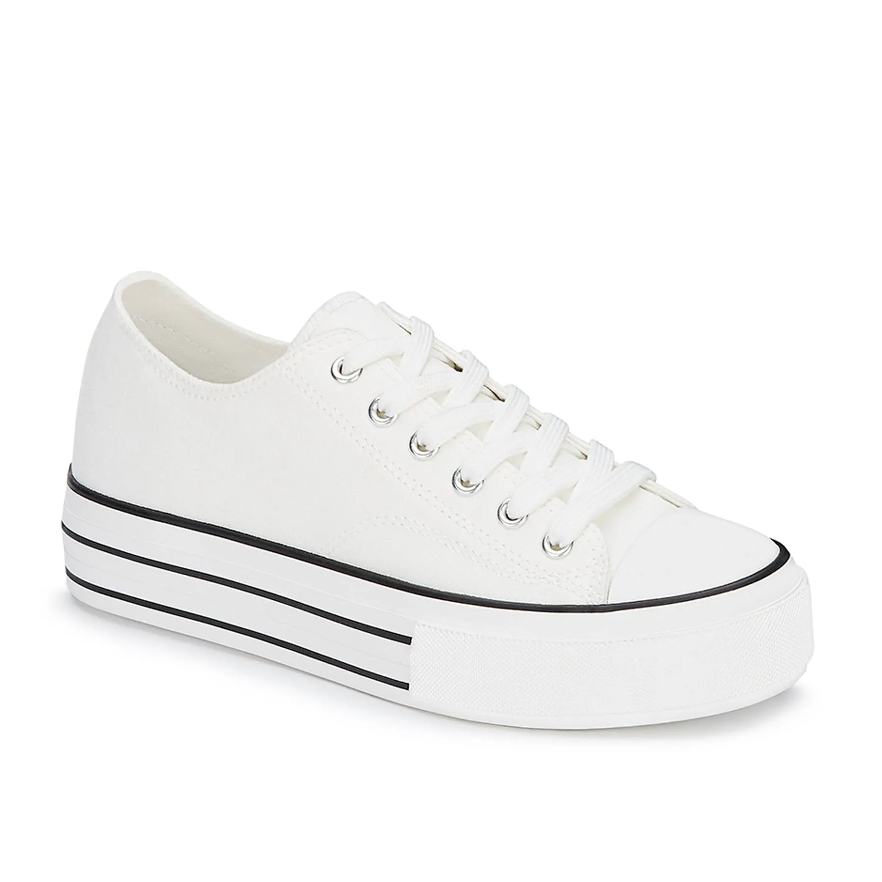 Urban Look Fit Lifestyle Andrea Canvas Sneakers Platform