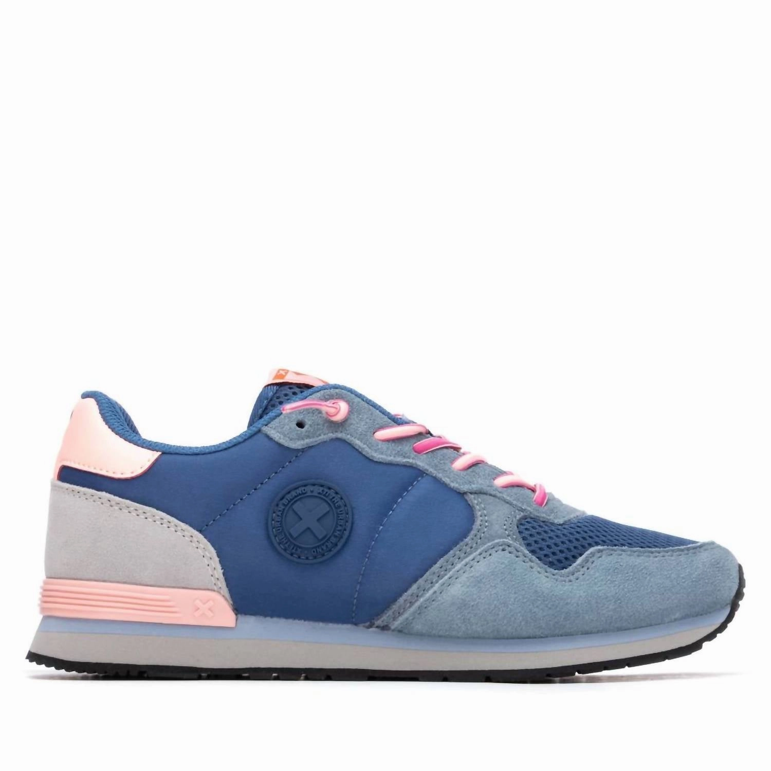 Cool Feet Women's 144164 Round Toe Sneakers In Navy