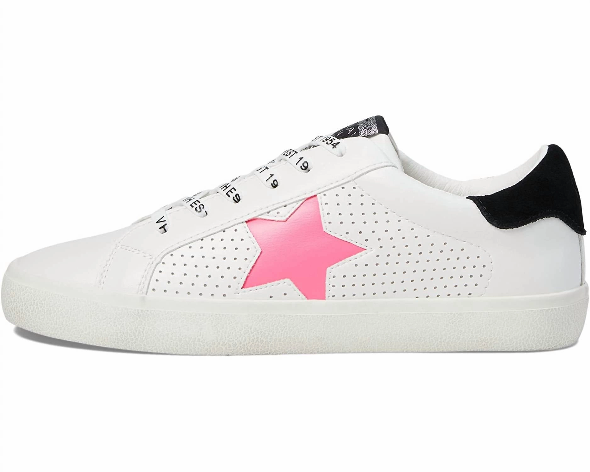Women's Gadol Pop Sneakers In White/pink/black Lightweight Frame