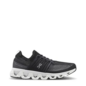 On Men's Cloudswift 3 Sneaker in All Black Travel Light Warm Step