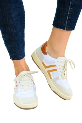 Women's Out And About Sneakers In Camel Compression Resistant EVA Work Comfort