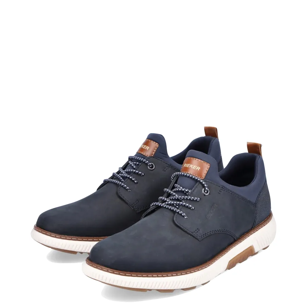 Rieker Men's Stan 60 Bungee Slip On in Navy Practical Design