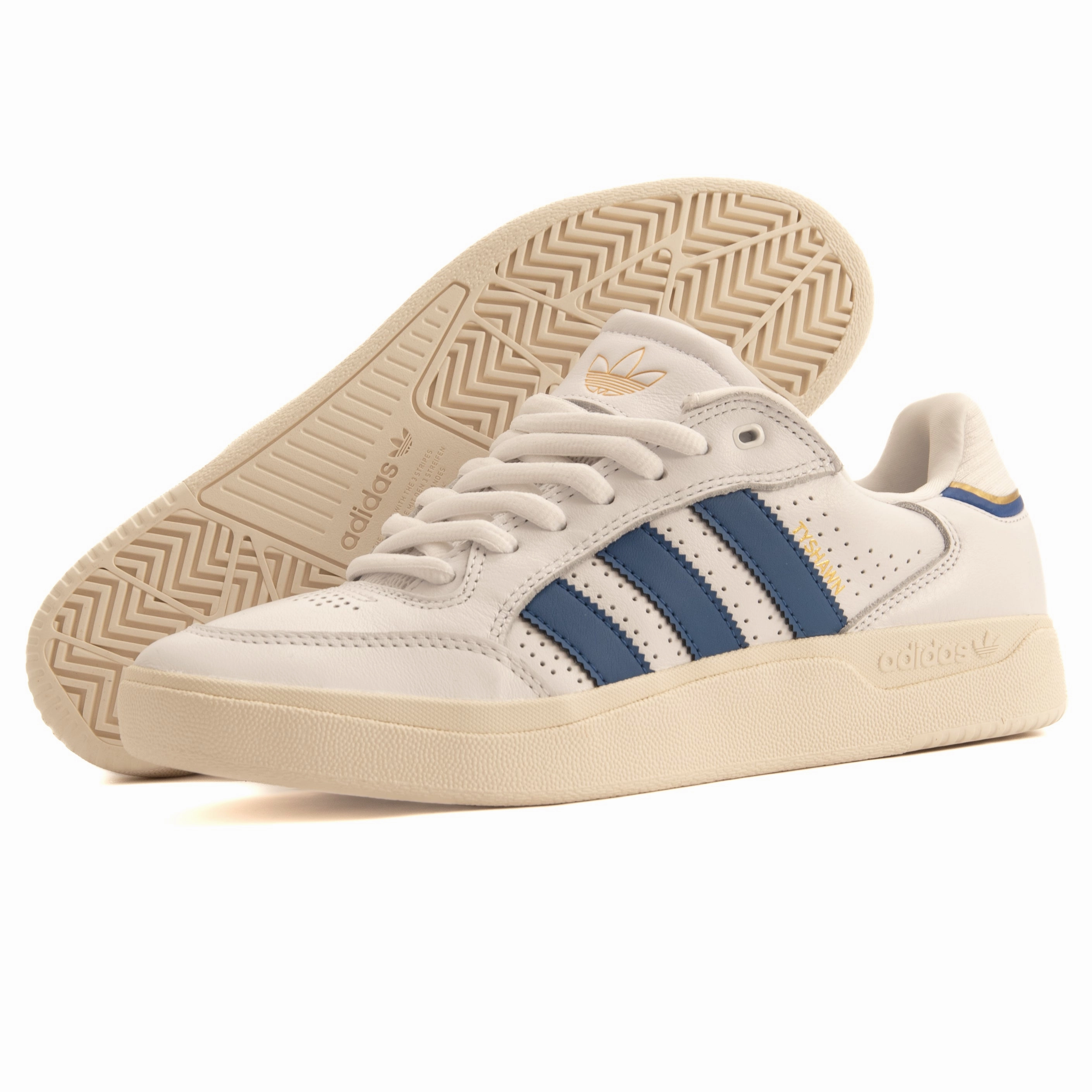 Adidas - Tyshawn Low (Cloud White/Royal Blue/Crystal White) Safety - enhancing