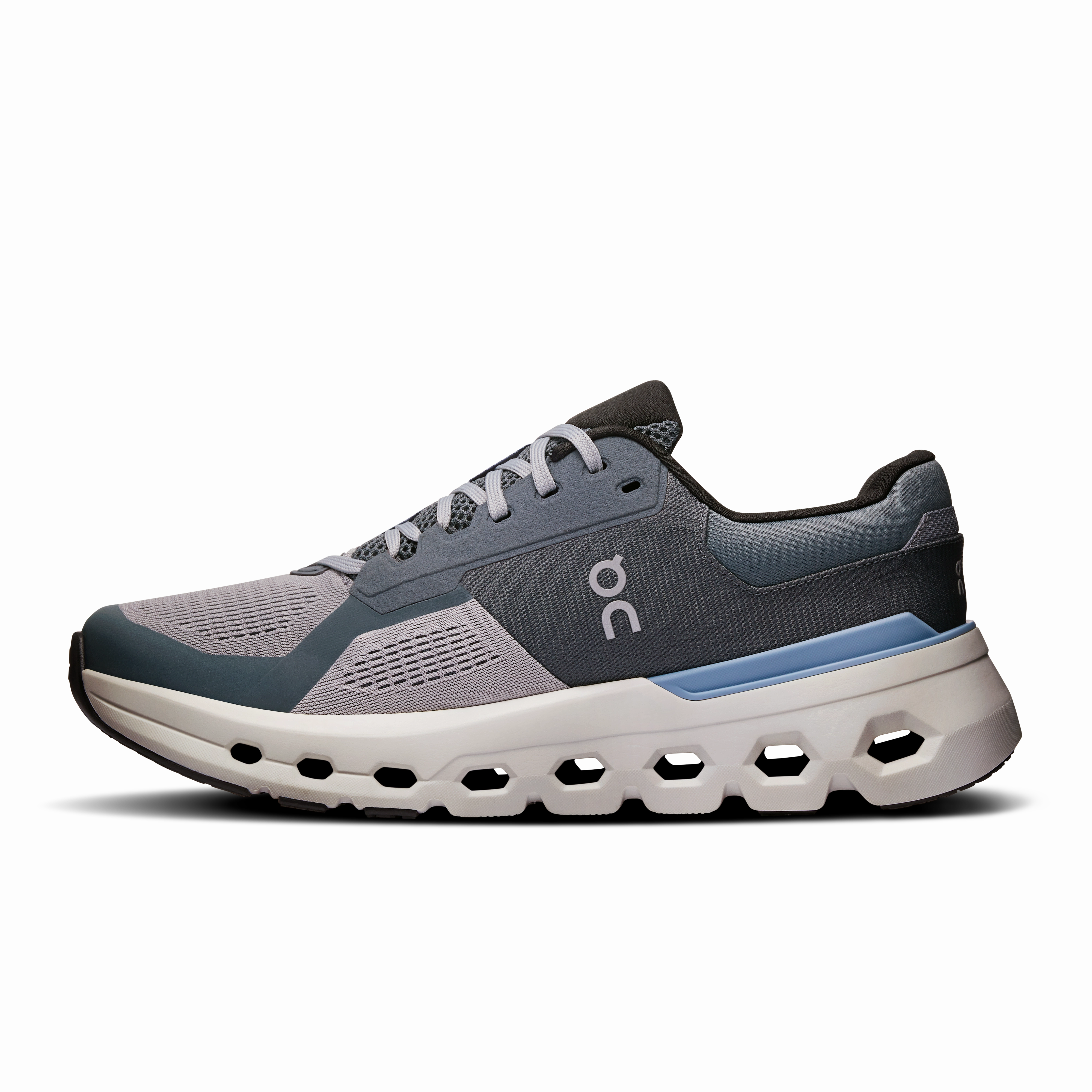 On Running Men's Cloudrunner 2 Shoes - Alloy / Chambray lace - trimmed - design shoes