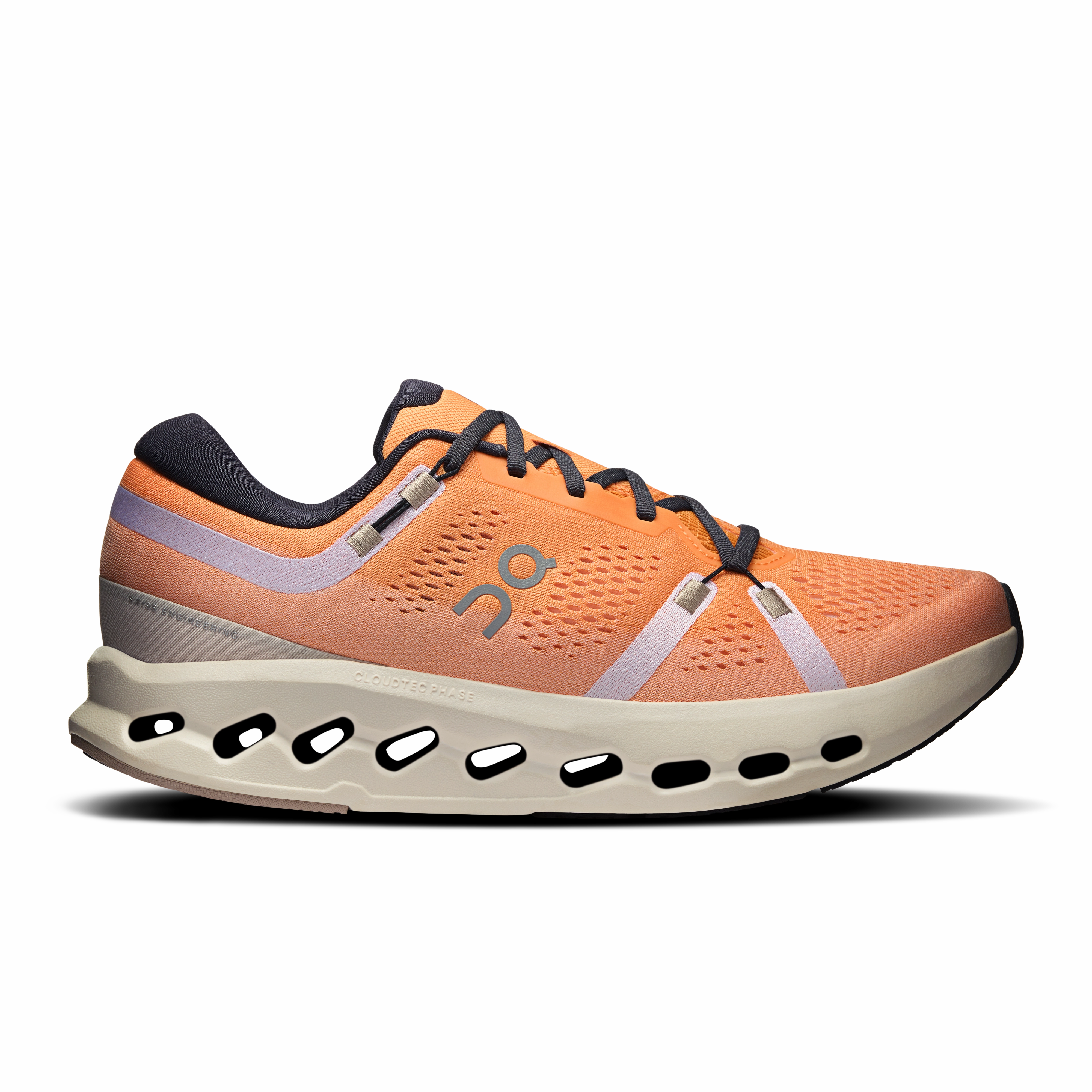 On Running Men's Cloudsurfer 2 Shoes - Tangerine / Ivory single - colored