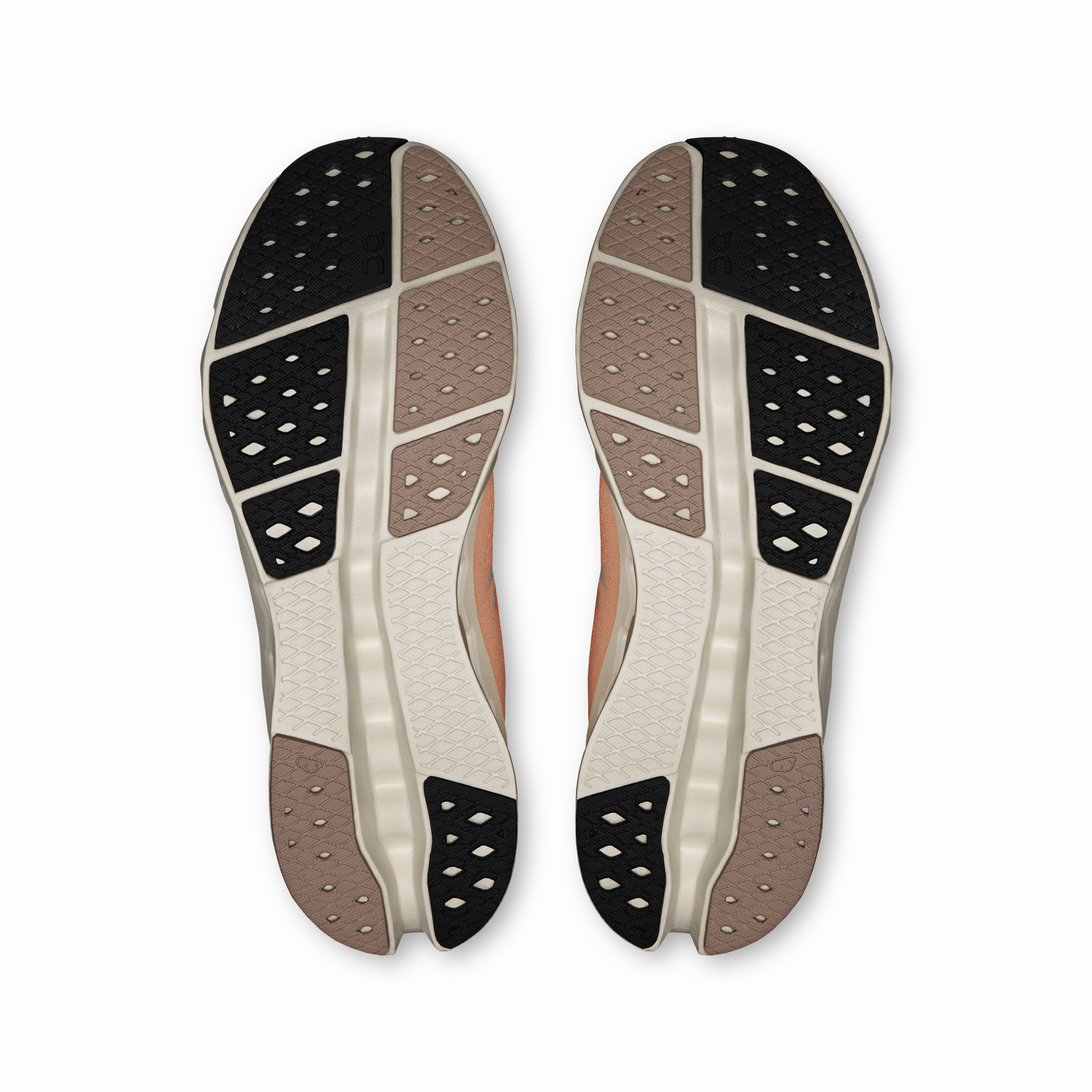 Dynamic Heel Clutch Secure Lock On Running Men's Cloudsurfer 2 Shoes - Tangerine / Ivory