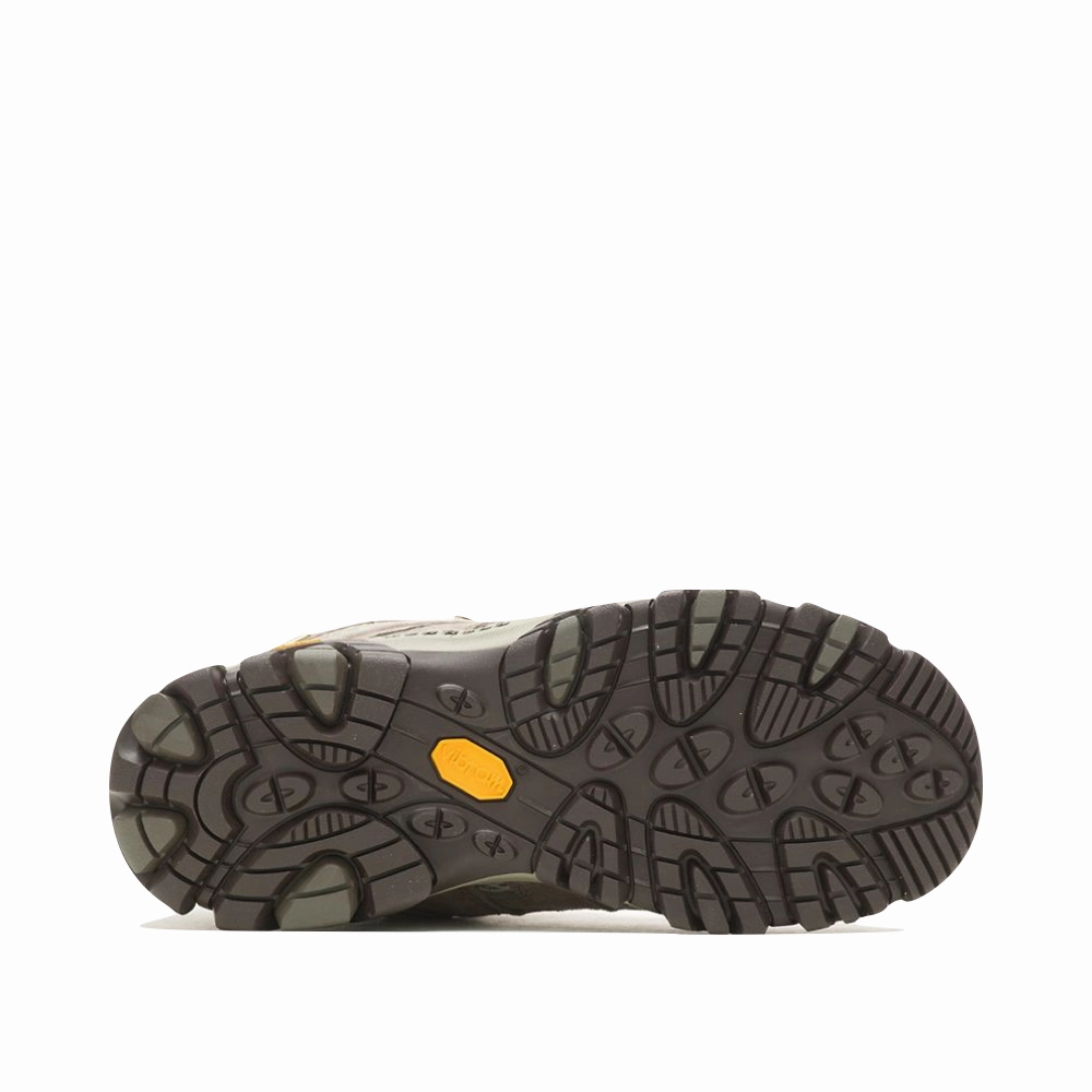 Merrell Women's Moab 3 Mid Waterproof Hiking Boots in Bungee Cord Tan Sun Step