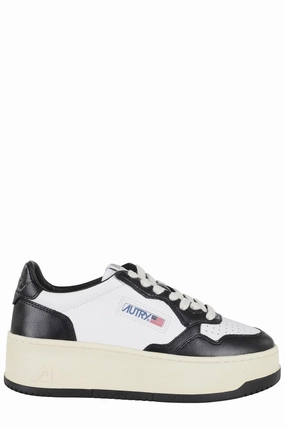 Low-Top Sneaker In White Leather Sport Aesthetic Fit Light