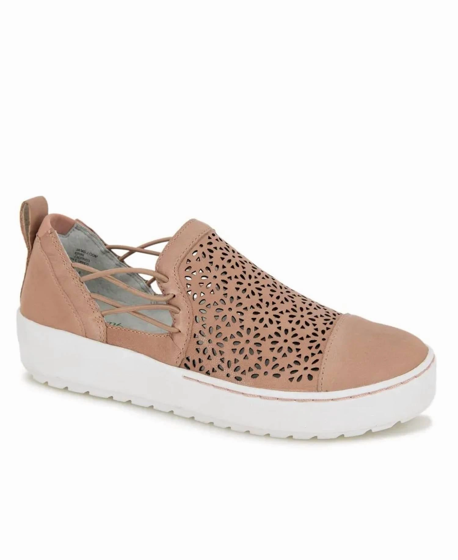 Women's Erin Sneaker In Rose Bold piece
