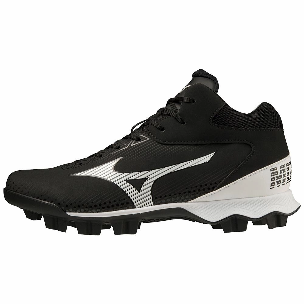 ankle - high shoes Mizuno Wave Lightrevo TPU Men's Molded Mid Baseball Cleat