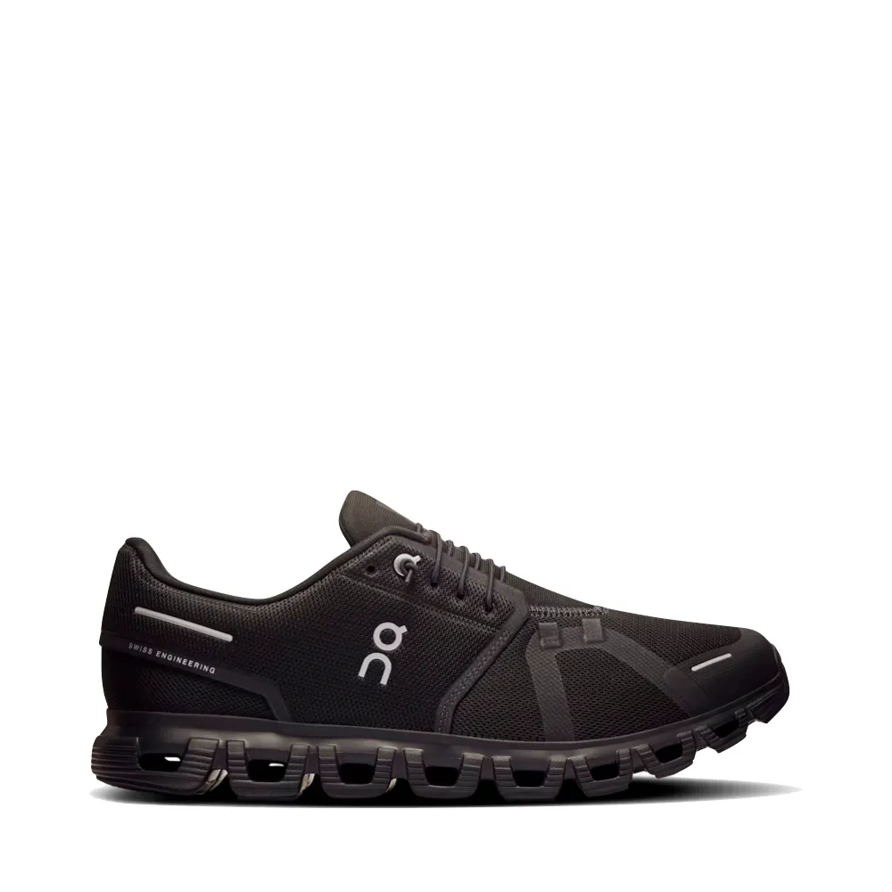 On Men's Cloud 6 Sneaker in Black/Black All Walks Travel Routine