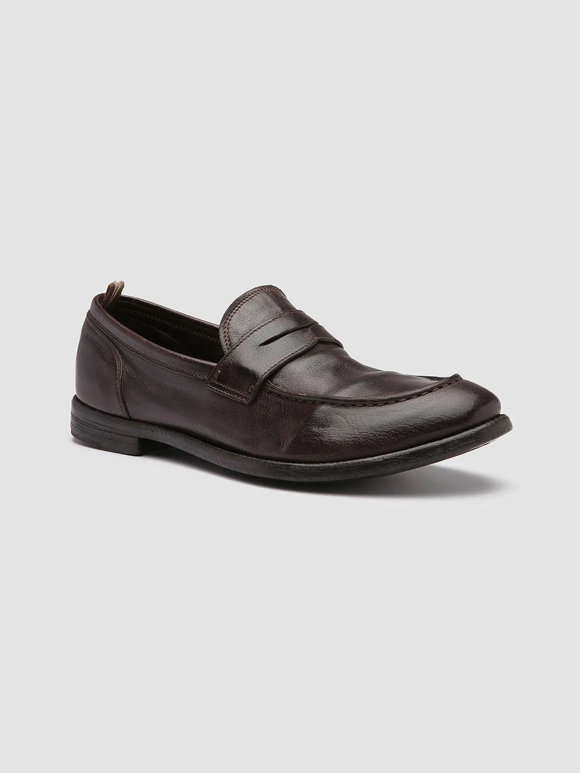 ARC 509 - Brown Leather Penny Loafers Park Walk