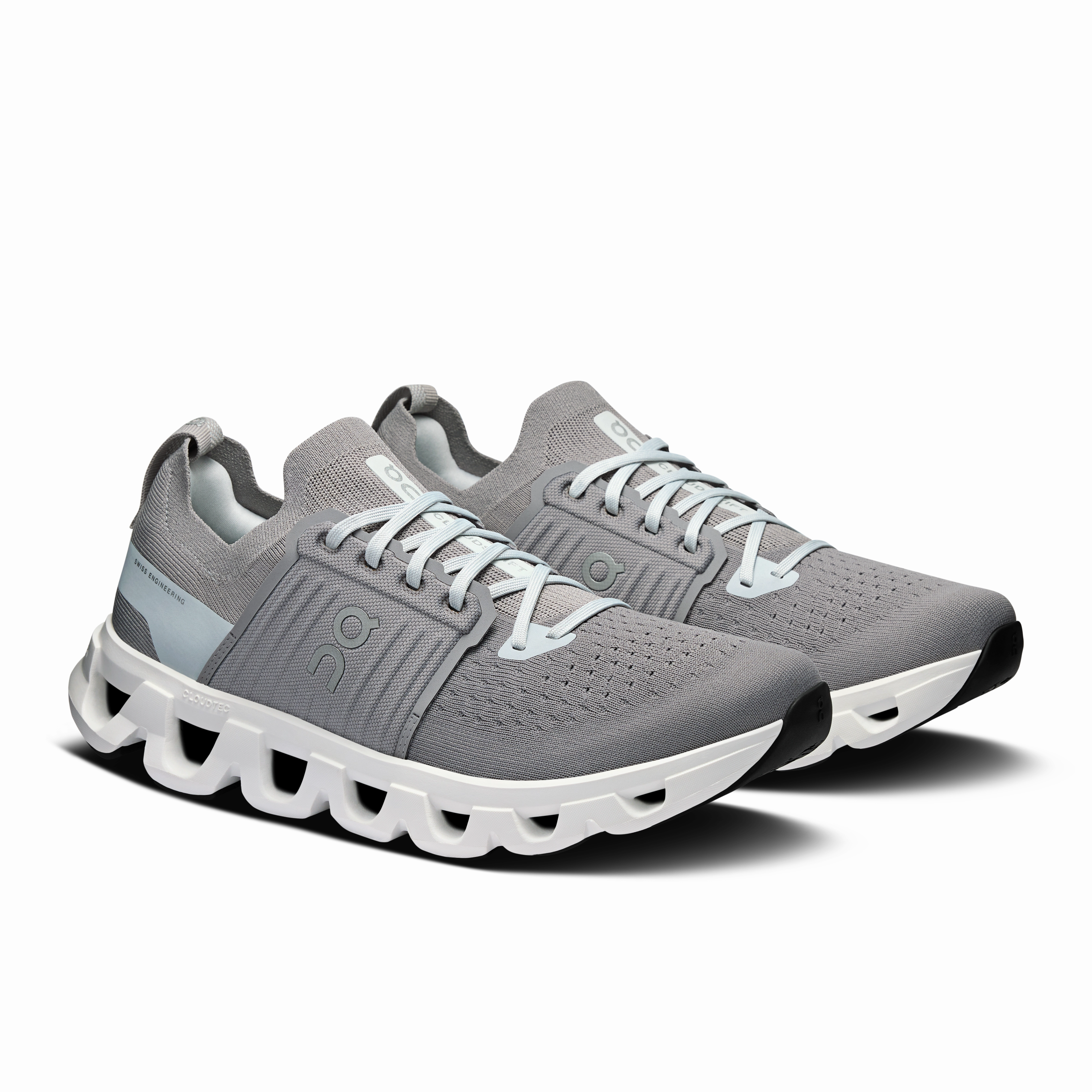 On Running Men's Cloudswift 4 Shoes - Alloy / Glacier ankle - strap shoes
