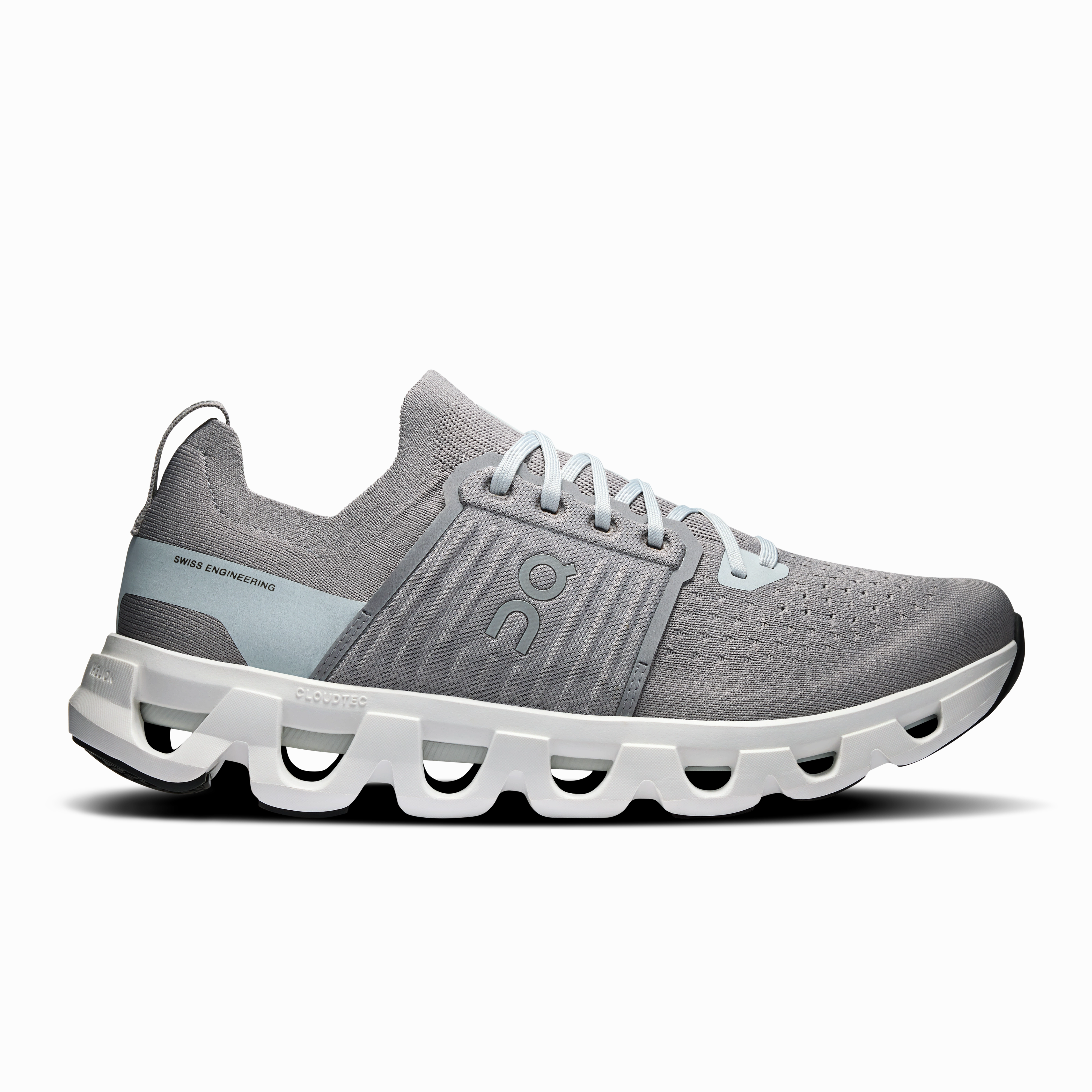 On Running Men's Cloudswift 4 Shoes - Alloy / Glacier Flexibility - zones