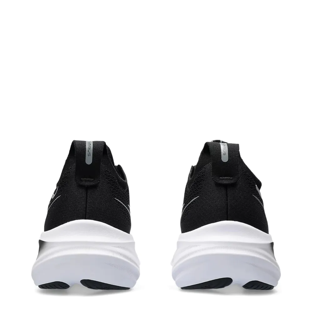 Asics Men's GEL-NIMBUS 26 Sneaker in Black/Graphite Grey Heavy Walk