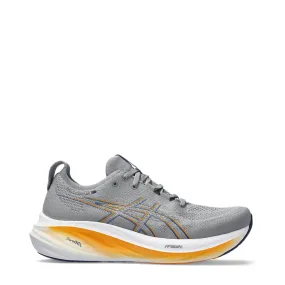 Foot Balance Urban Commute Asics Men's GEL-NIMBUS 26 Sneaker in Sheet Rock/Thunder Blue