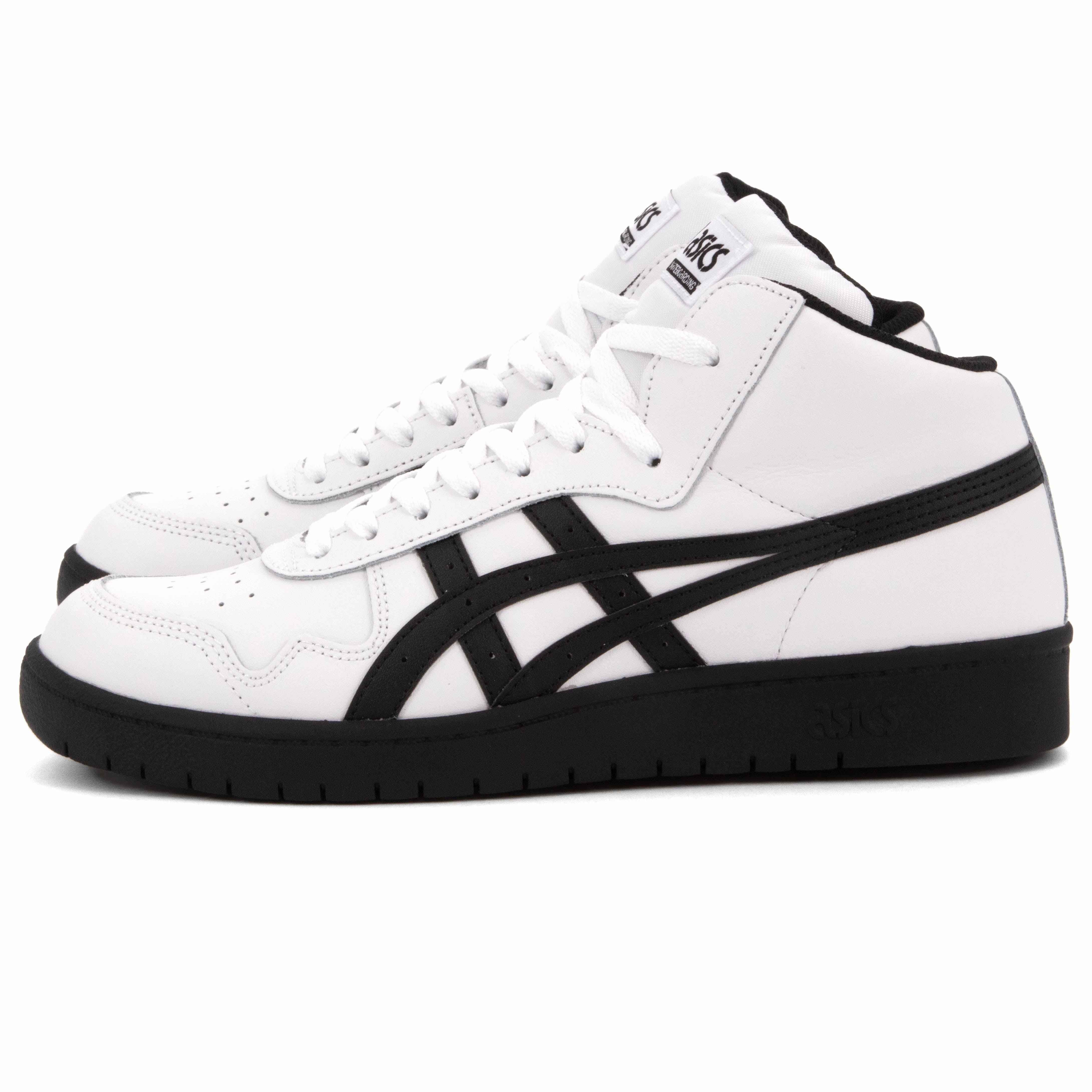 Asics - Japan Pro Mid (White/Black) glossy - finish - design shoes