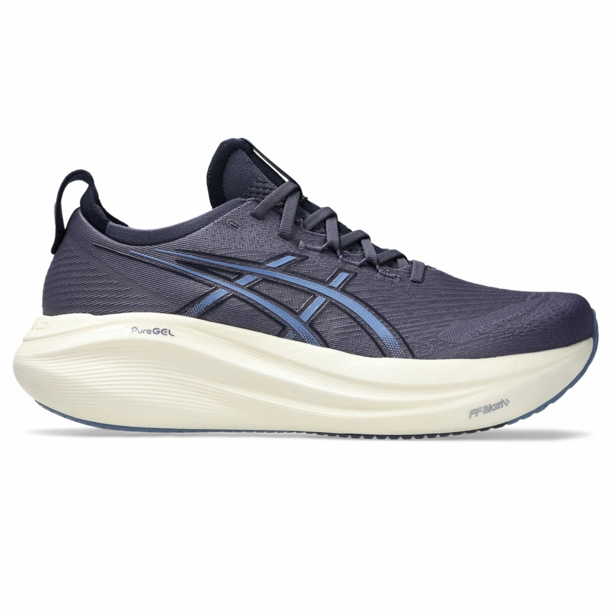 Blown Rubber Sole Durable TPU Plate Asics Men's Gel-Nimbus 27 Running Shoes (Wide)